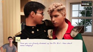 Watch me take on a new College roommate in Bound to College 4: I Got a New Twink as My Roommate! - 15 image