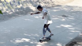 Two chubby amateurs take turns on stairs, cumming hard & taking it up the ass