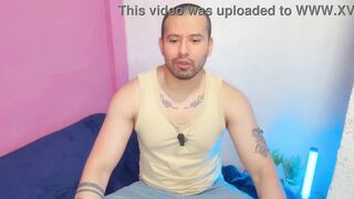 Married bricklayer pounds young twink's tight ass in internet cafe with his massive meat stick - 9 image