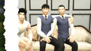Get ready for a wild ride as twink babes go wild with each other in sims 4