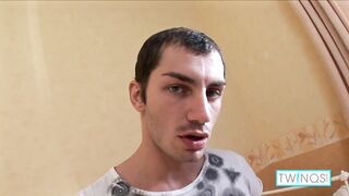 Kevin A's huge dick twitches while he pleasures himself solo - 1 image