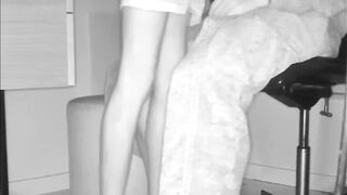 Stepdad can't resist his son's hot ass & spanks him hard in homemade voyeur roleplay - 6 image