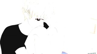 Mature bear's dick sucked by young Twink in Hentai Yaoi Anime - Hostel 3