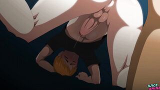 Mature bear's dick sucked by young Twink in Hentai Yaoi Anime - Hostel 3 - 15 image