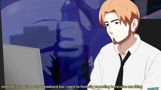 Mature bear's dick sucked by young Twink in Hentai Yaoi Anime - Hostel 3 - 2 image