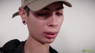 Watch this Asian twink get her tight pussy drilled by a juicy Papaya and take a cumload - 10 image