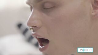 Oliver V goes wild on Logan S's shaft & takes a hot load on his ass - 13 image