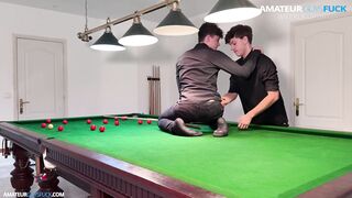 Insane pleasure challenge: My Buddy and I insert billiard balls in our asses! - 3 image