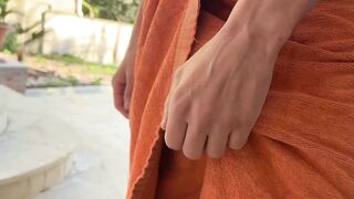 Homeowner Caught Twink Gardener & Fucked His Mouth & Tight Ass with a Facial