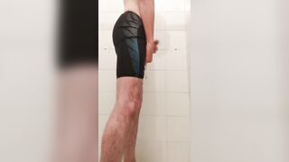 Speedo Boy gets horny in the bathroom - 2 image