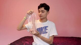 Donovan's first video. Unboxing huge dildo and trying out. (first part) - 3 image