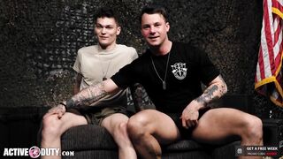 ActiveDuty - Slutty Tatted n'Twink Soldiers Flip Fuck - Jason Windsor, Tyler James - ActiveDuty - 3 image