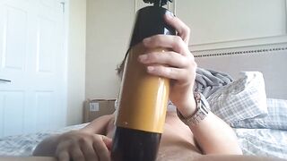 naked Blonde 30 y/o taking sweet time with his new toy - 9 image