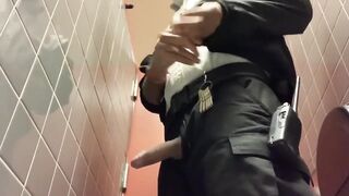 Jacking off in the school restroom - 2 image