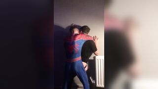 Spider man dominates British bi chav - 15 image