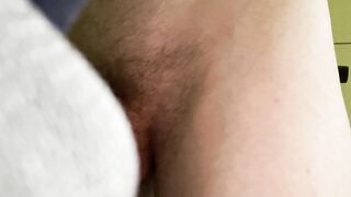 I got horny after a shower and jerked my big uncut cock! - 13 image