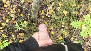 A guy followed a cute guy in the woods and caught him jerking off - 9 image