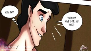 Hentai Gay Yaoi - Gay Comic Animated Cartoon - Royale Meeting - 2 image