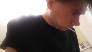 Twink sucking lollipop and getting fucked - 10 image