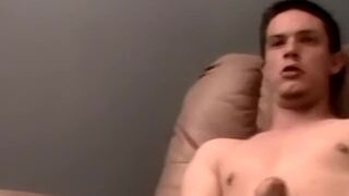 American twink Chance talks before masturbation cumshot - 1 image
