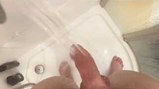 awesome cum in shower - 10 image
