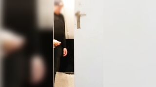 Caught my hetero roommate secretly masturbating while straight stranger is fucking my ass hard and I eat his creampie - 13 image