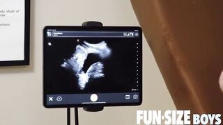 FunSizeBoys - Hung doctor uses ultrasound to show his bare dick in boy - 10 image