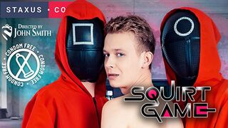 Squirt Game 01 :: Handsome boy is torment to his heart's content in this version of Squirt Game - 1 image