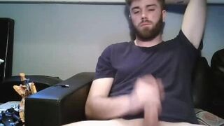 Sexy Teen Boy Cums In His Beard! - MattieBoyOfficial - 1 image