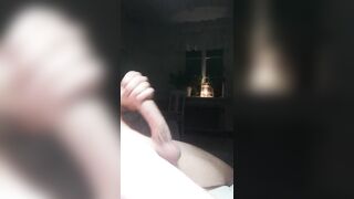 Teen Boy Jerking off and Cumming in Parents Bedroom - 10 image