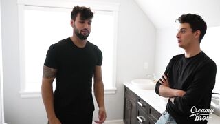 Straight StepBro Gets Caught Getting A Blowjob From Roommate - 6 image