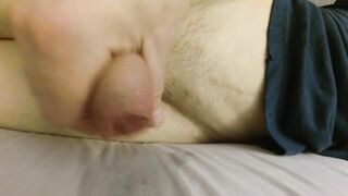 Twink Edging and Cum in Bed - 13 image