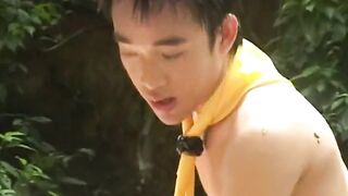 Skinny Asian scout enjoys outdoor sex after blowjob - 11 image