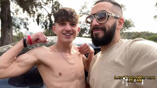 LetThemWatch Twink Raw Public Suck & Fuck Juven Almost Caught ! - 1 image