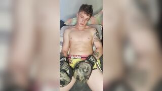 Found a straight kickboxer on Onlyfans @thedogswangfree - 3 image