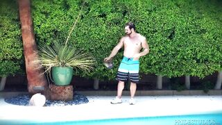 DylanLucas Hot Daddy Eats Young Ass in The Pool - 2 image