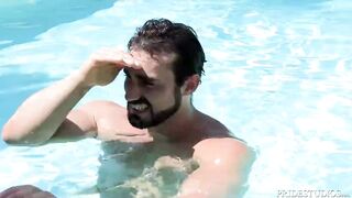 DylanLucas Hot Daddy Eats Young Ass in The Pool - 3 image