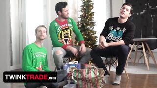 Hunk Step Dads Beau Reed & Rocky Vallart Have Special Christmas Gifts For Step Sons - Twink Trade - 3 image