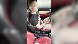 Had to Pull Over to Cum (Jerking Off While Driving) - 12 image