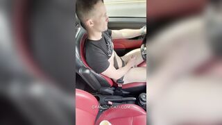 Had to Pull Over to Cum (Jerking Off While Driving) - 13 image