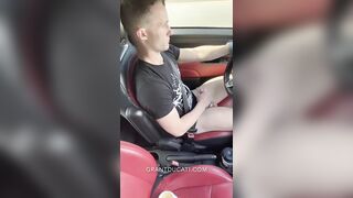 Had to Pull Over to Cum (Jerking Off While Driving) - 8 image