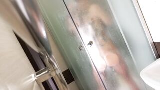 Guy Jerks Off In The Shower Big Dick - 12 image